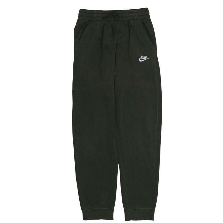 Nike Boys Green Jogger Trousers XL Fleece Elastic Waist Sportswear
