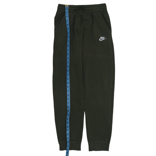 Nike Boys Green Jogger Trousers XL Fleece Elastic Waist Sportswear