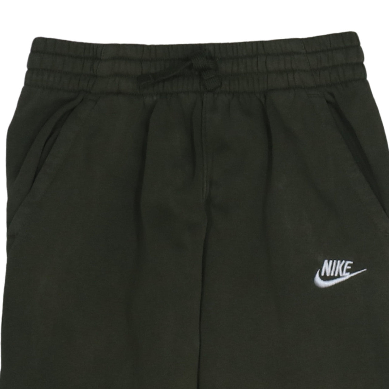Nike Boys Green Jogger Trousers XL Fleece Elastic Waist Sportswear
