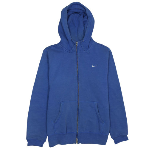 Nike Men's Blue Full Zip Hoodie XL Sports Fleece Sweatshirt