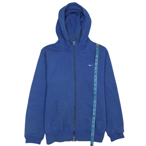Nike Men's Blue Full Zip Hoodie XL Sports Fleece Sweatshirt