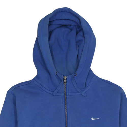 Nike Men's Blue Full Zip Hoodie XL Sports Fleece Sweatshirt