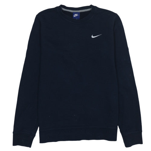 Nike Men's Black Cotton Crew Neck Pullover Sweatshirt M