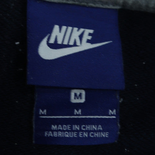 Nike Men's Black Cotton Crew Neck Pullover Sweatshirt M