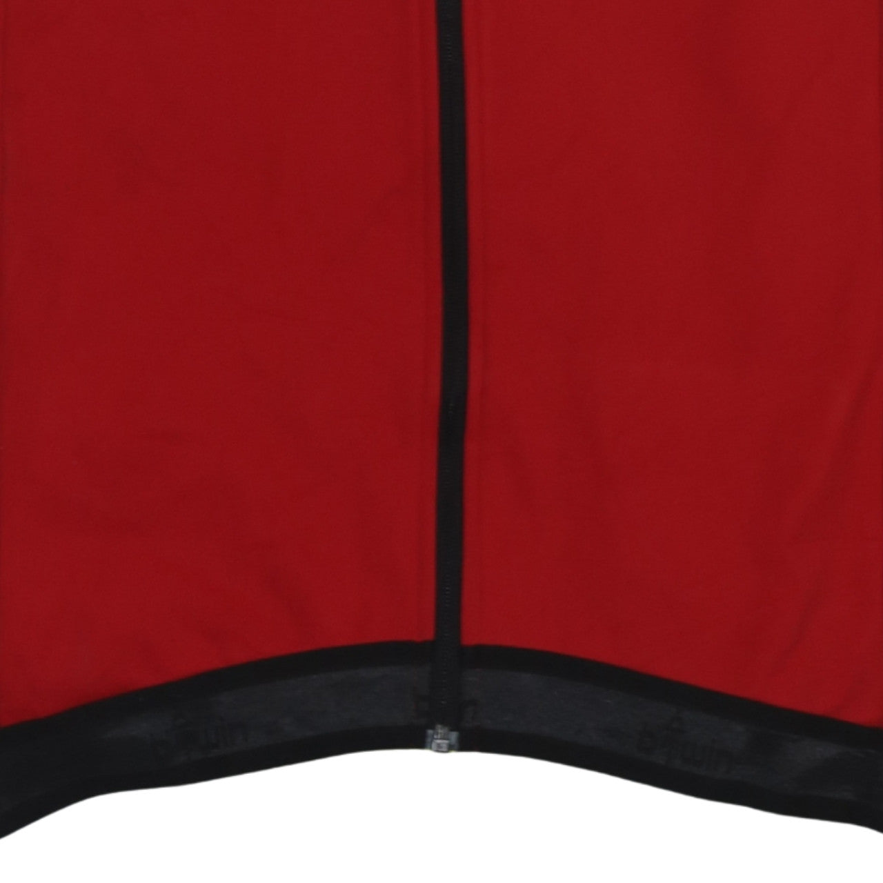B'Twin Men's Red Cycling Track Jacket L Reflective Full Zip Softshell