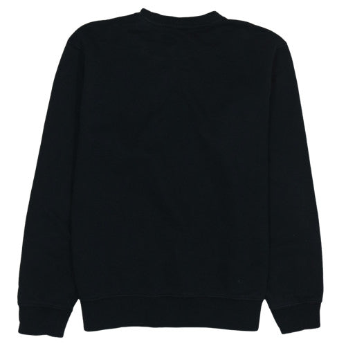 Nike Women's Black Medium Pullover Sweatshirt with Red Logo