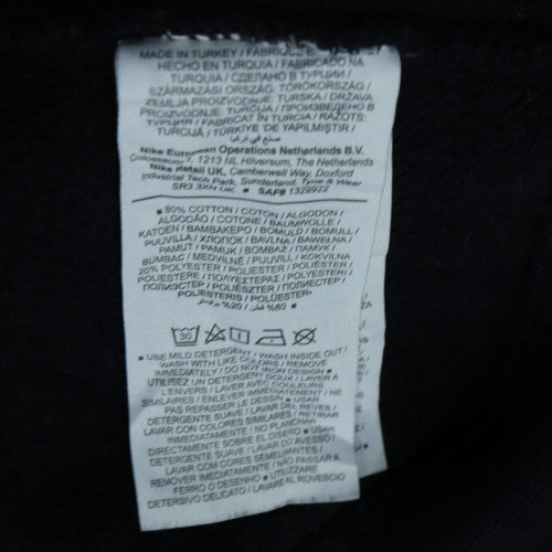 Nike Women's Black Medium Pullover Sweatshirt with Red Logo