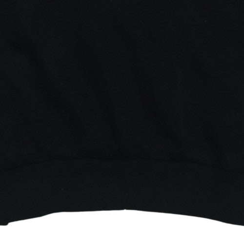 Slazenger Mens Black Crew Neck Pullover Sweatshirt M Regular Fit