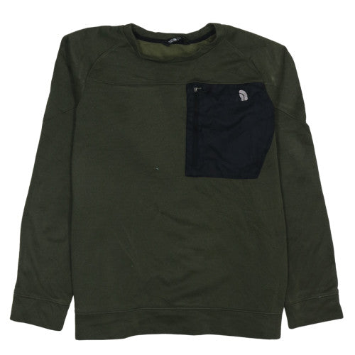 The North Face Men's Green Fleece Pullover Sweatshirt XL
