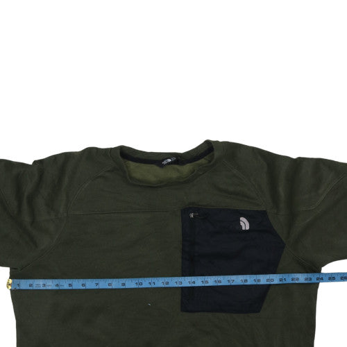 The North Face Men's Green Fleece Pullover Sweatshirt XL