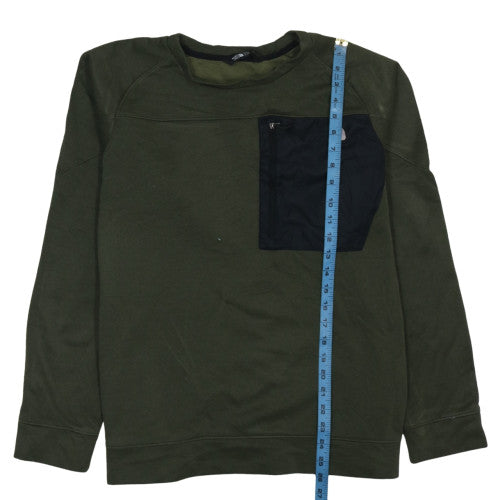 The North Face Men's Green Fleece Pullover Sweatshirt XL