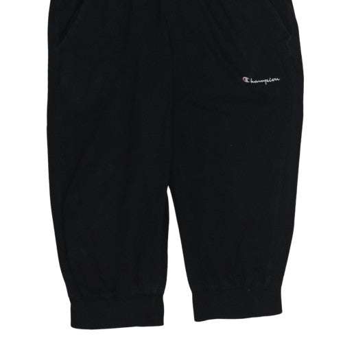 Champion Womens Black Jogger Sweatpants M Elastic Waist Activewear