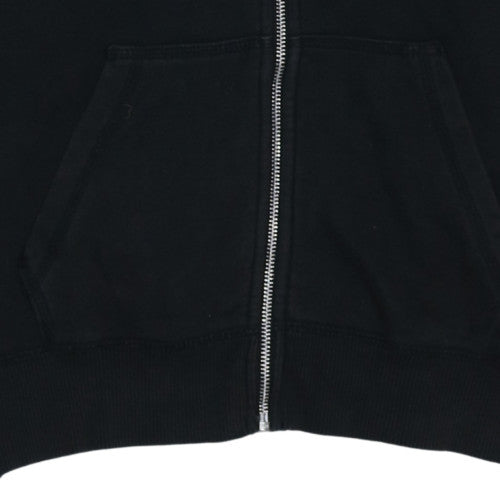 Nike Men's Black Full Zip Hoodie Size L Sportswear Fleece