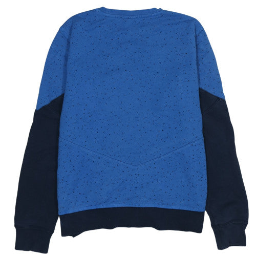 Nike Men Blue Logo Pullover Sweatshirt Size M Regular Fit