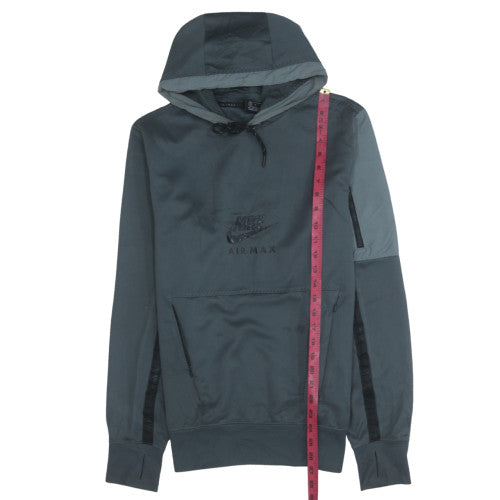 Nike Air Max Men's Grey Pullover Hoodie Small Hooded Sweatshirt