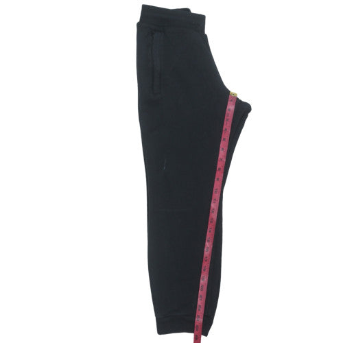 Adidas Men's Black Regular Fit Tapered Sweatpants S