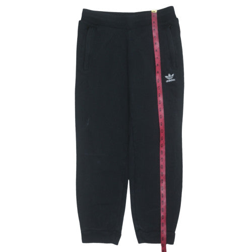 Adidas Men's Black Regular Fit Tapered Sweatpants S