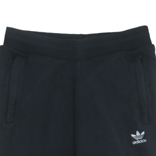 Adidas Men's Black Regular Fit Tapered Sweatpants S