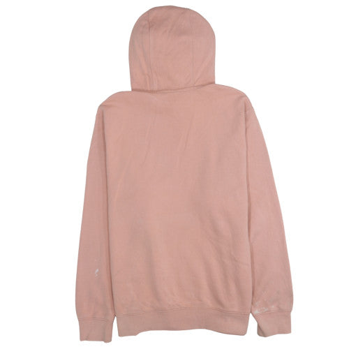 Nike Womens Pink Pullover Hoodie Size L Cotton Blend Casual