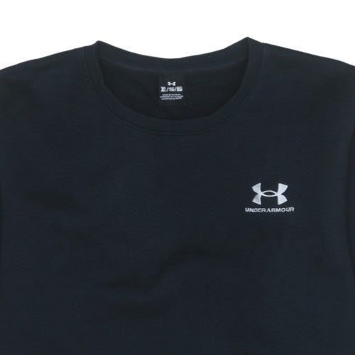 Under Armour Men's Black XL Crew Neck Pullover Sweatshirt