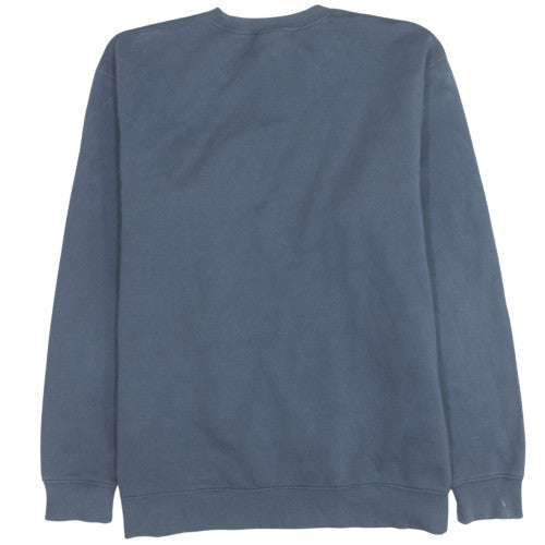 Russell Men's Blue 3XL Pullover Sweatshirt Embroidered Logo