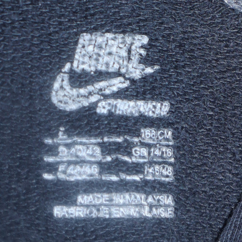 Nike Womens Black Polka Dot Pullover Hoodie Size 14/16