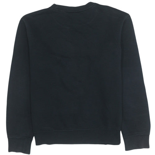 Nike Women's Black Small Pullover Sweatshirt Crew Neck Logo