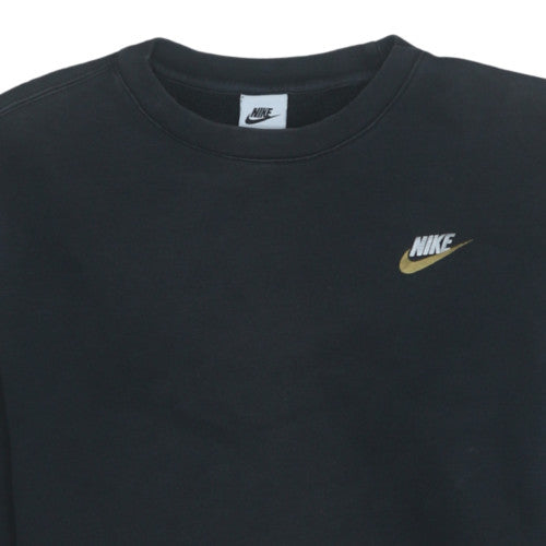 Nike Women's Black Small Pullover Sweatshirt Crew Neck Logo