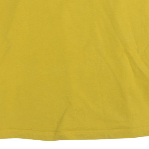 Nike Air Jordan Mens Yellow XL Pullover Sweatshirt Long Sleeve