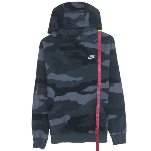 Nike Men's Multicoloured Camouflage Pullover Hoodie Size S