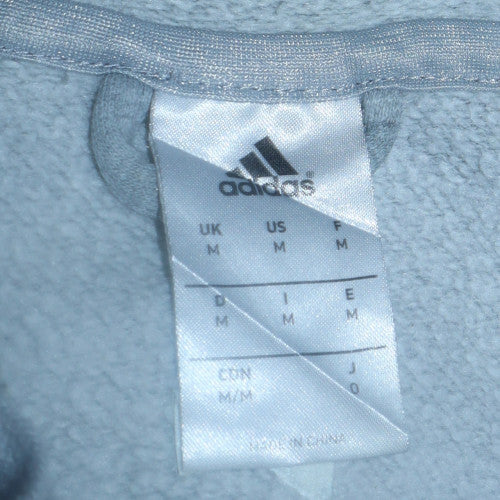 Adidas Men’s Grey Striped FC Bayern Munich Pullover Hoodie Size M