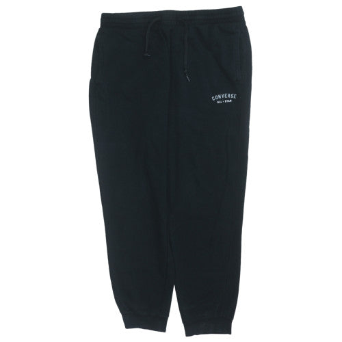 Converse Men's Black XL Jogger Sweatpants Elastic Waist Fleece