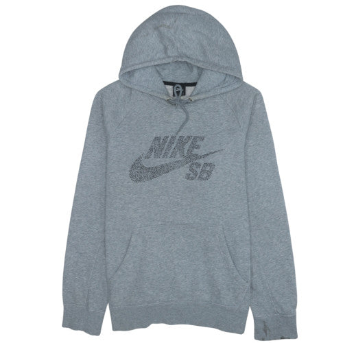Nike SB Mens Grey Pullover Hoodie L Regular Fit Sports Fleece