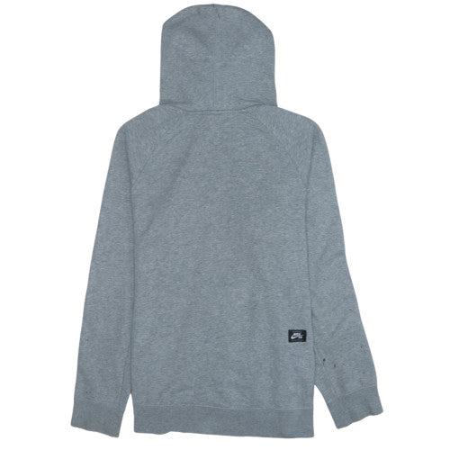 Nike SB Mens Grey Pullover Hoodie L Regular Fit Sports Fleece