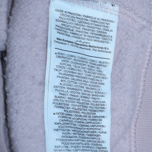 Nike Womens Pink Pullover Hoodie XS Hooded Sweatshirt Casual
