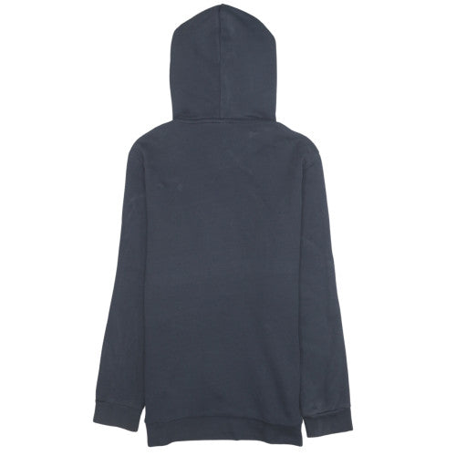 Adidas Men Black Pullover Hoodie M Regular Fit Fleece Logo