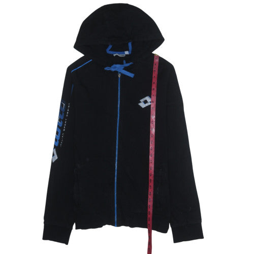 Lotto Men's Black Full Zip Hoodie XL Sportswear