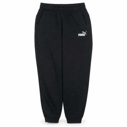Puma Boys Black Jogger Trousers 14 Years Fleece Sweatpants