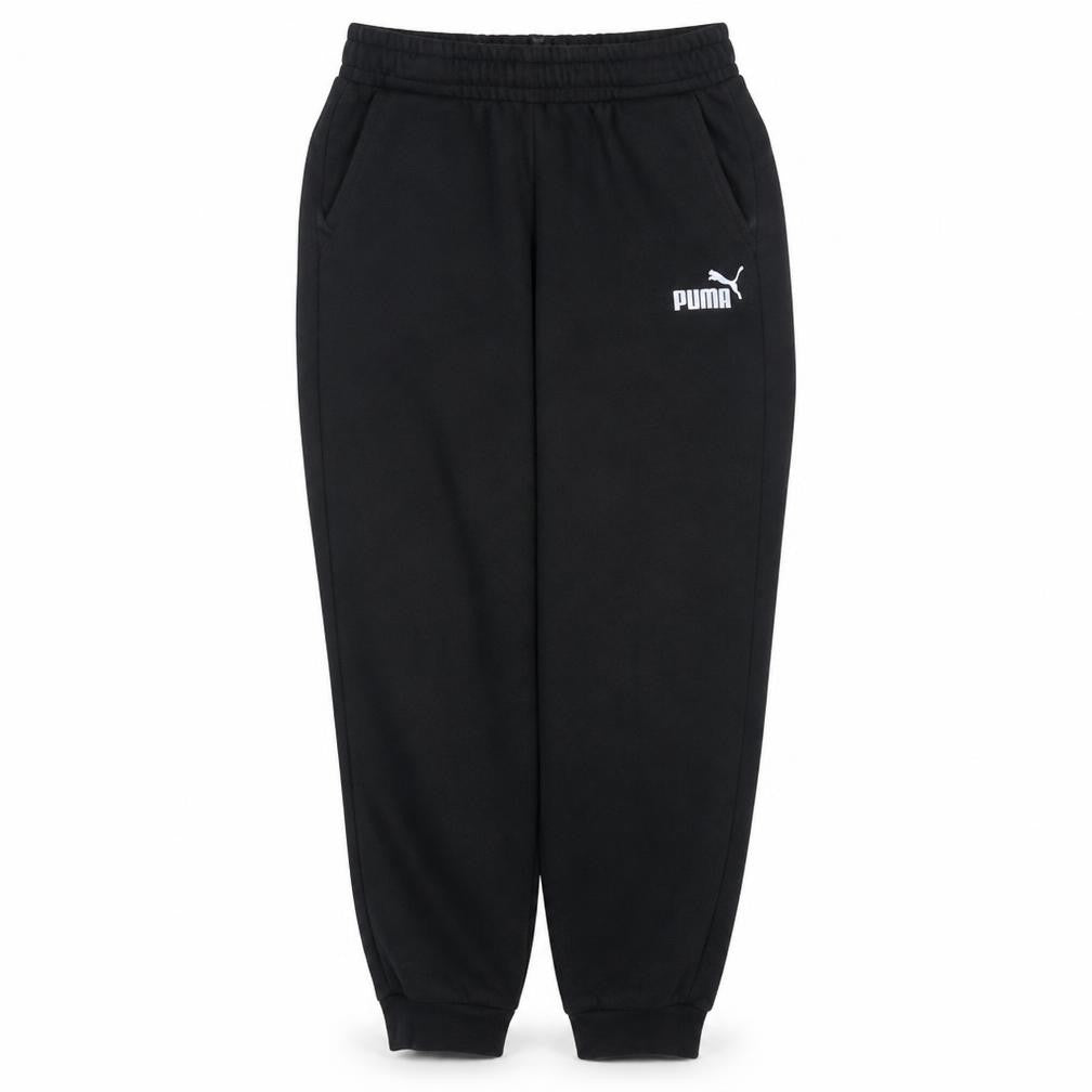 Puma Boys Black Jogger Trousers 14 Years Fleece Sweatpants