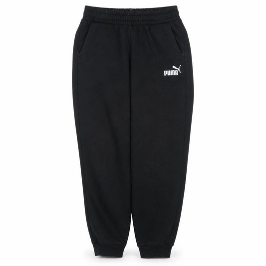 Puma Boys Black Jogger Trousers 14 Years Fleece Sweatpants
