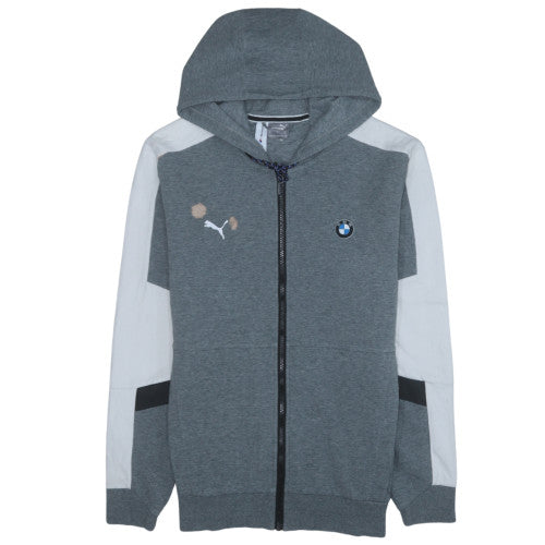Puma BMW Motorsport Grey Full Zip Hoodie Men's M