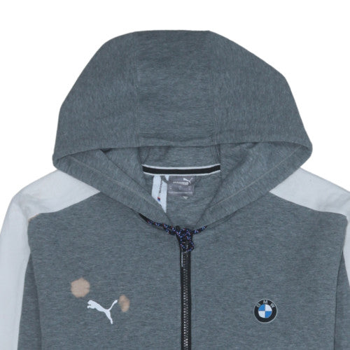 Puma BMW Motorsport Grey Full Zip Hoodie Men's M