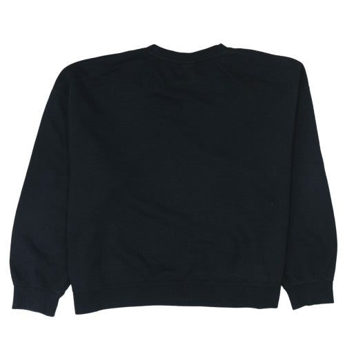 Jordan Womens Black XL Pullover Sweatshirt Crew Neck Cotton Blend