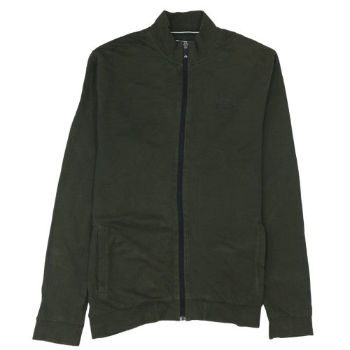 Kappa Mens Green Track Jacket Size L Cotton Full Zip Sportswear