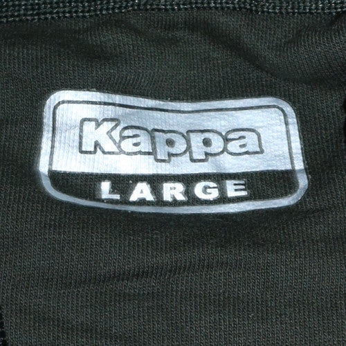 Kappa Mens Green Track Jacket Size L Cotton Full Zip Sportswear