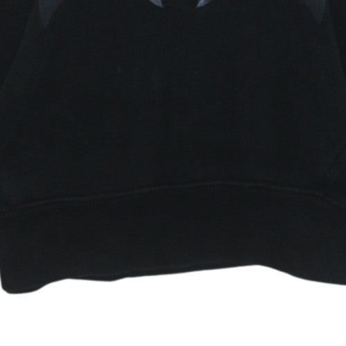 Spiral Direct Boys Black Pullover Hoodie XL Skull Fire Graphic Gothic Design