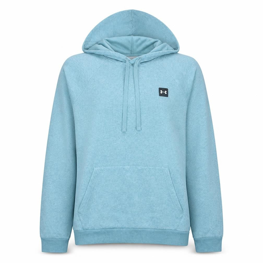 Under Armour Women Blue Pullover Hoodie L Loose Fit Fleece