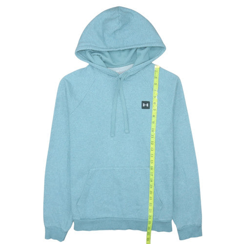 Under Armour Women Blue Pullover Hoodie L Loose Fit Fleece