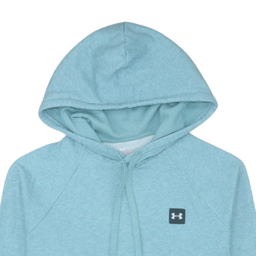 Under Armour Women Blue Pullover Hoodie L Loose Fit Fleece