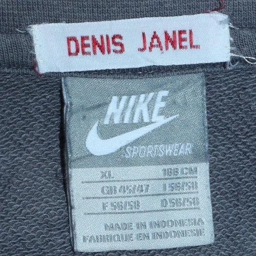 Nike Men's Grey XL Track Jacket Full Zip Sportswear